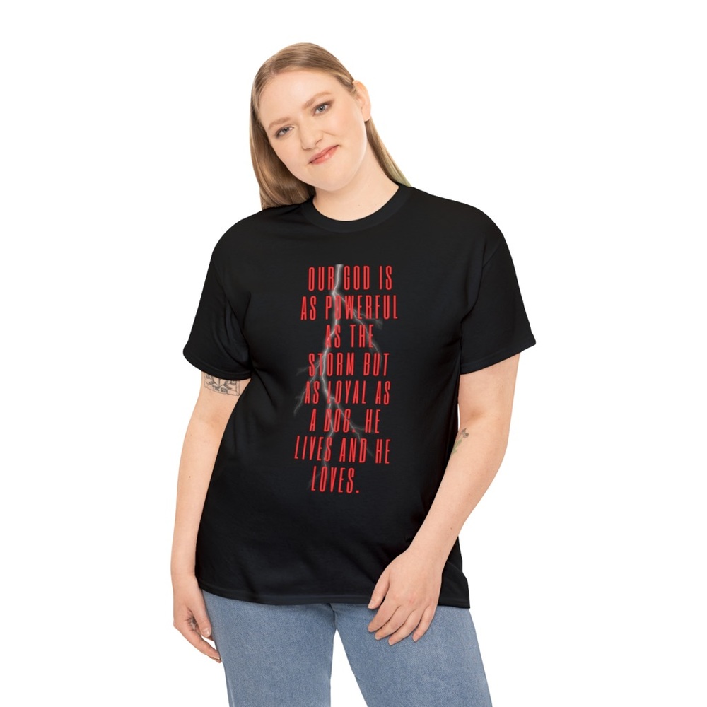 Unisex Christian tee shirts.